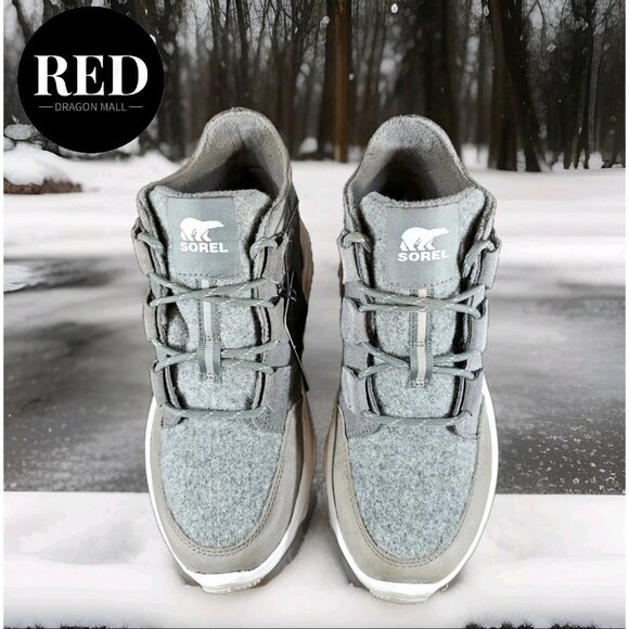 Sorel Kinetic Breakthru Caribou Waterproof Insulated Boots - Women's Size 11 - Picture 9 of 15